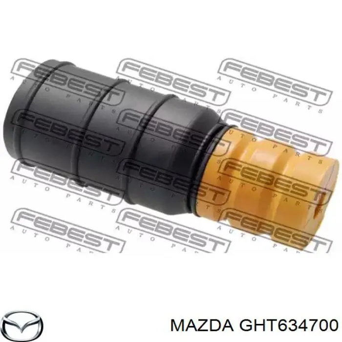 Амортизатор передній, правий Mazda GHT634700 ціна, від 57.01 USD