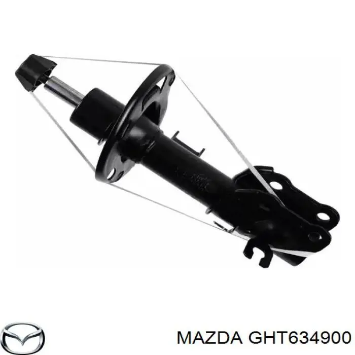 Амортизатора передній лівий GHT634900B Mazda