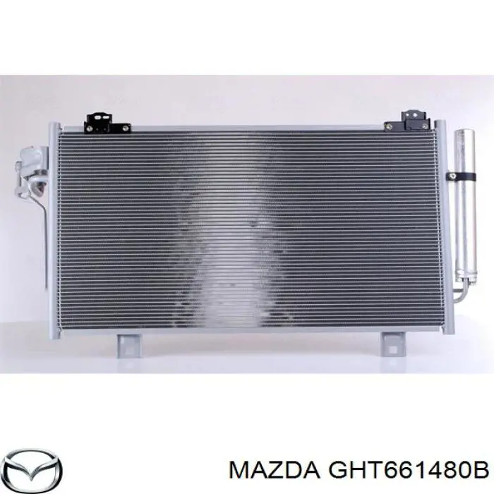 Конденсатор кондиціонера Mazda GHT661480B ціна, від 76.94 USD
