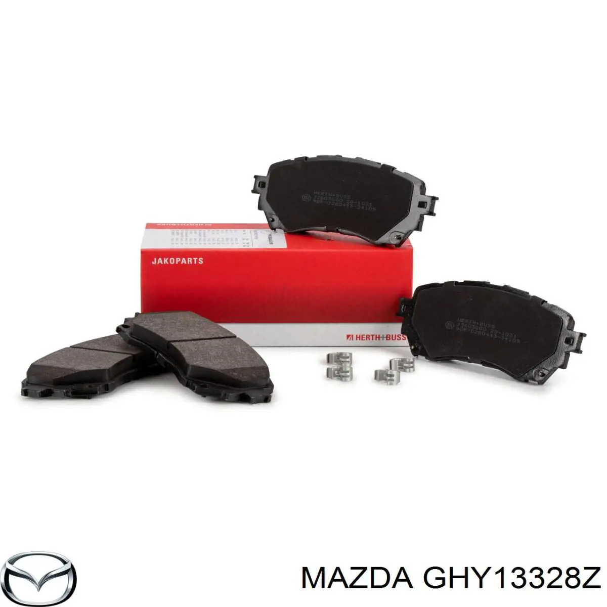 GHY13328Z Mazda Передні гальмівні колодки
