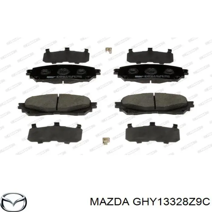 GHY13328Z9C Mazda Передні гальмівні колодки