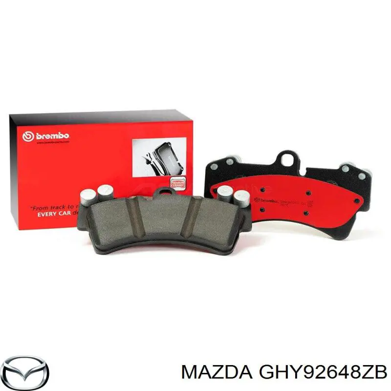 Задні гальмівні колодки GHY92648ZB Mazda