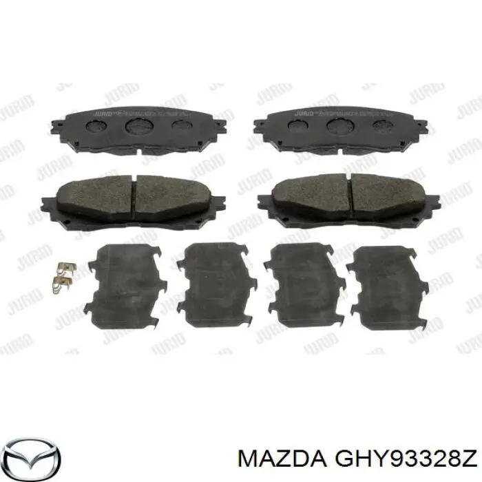 Купити GHY93328Z Mazda Колодки гальмівні передні, дискові