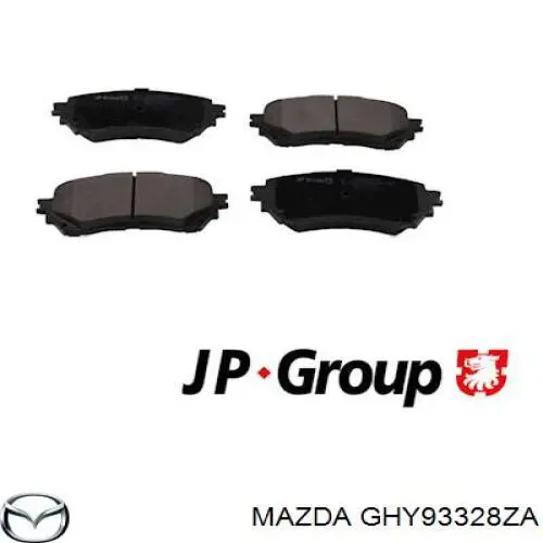 Купити GHY93328ZA Mazda Колодки гальмівні передні, дискові