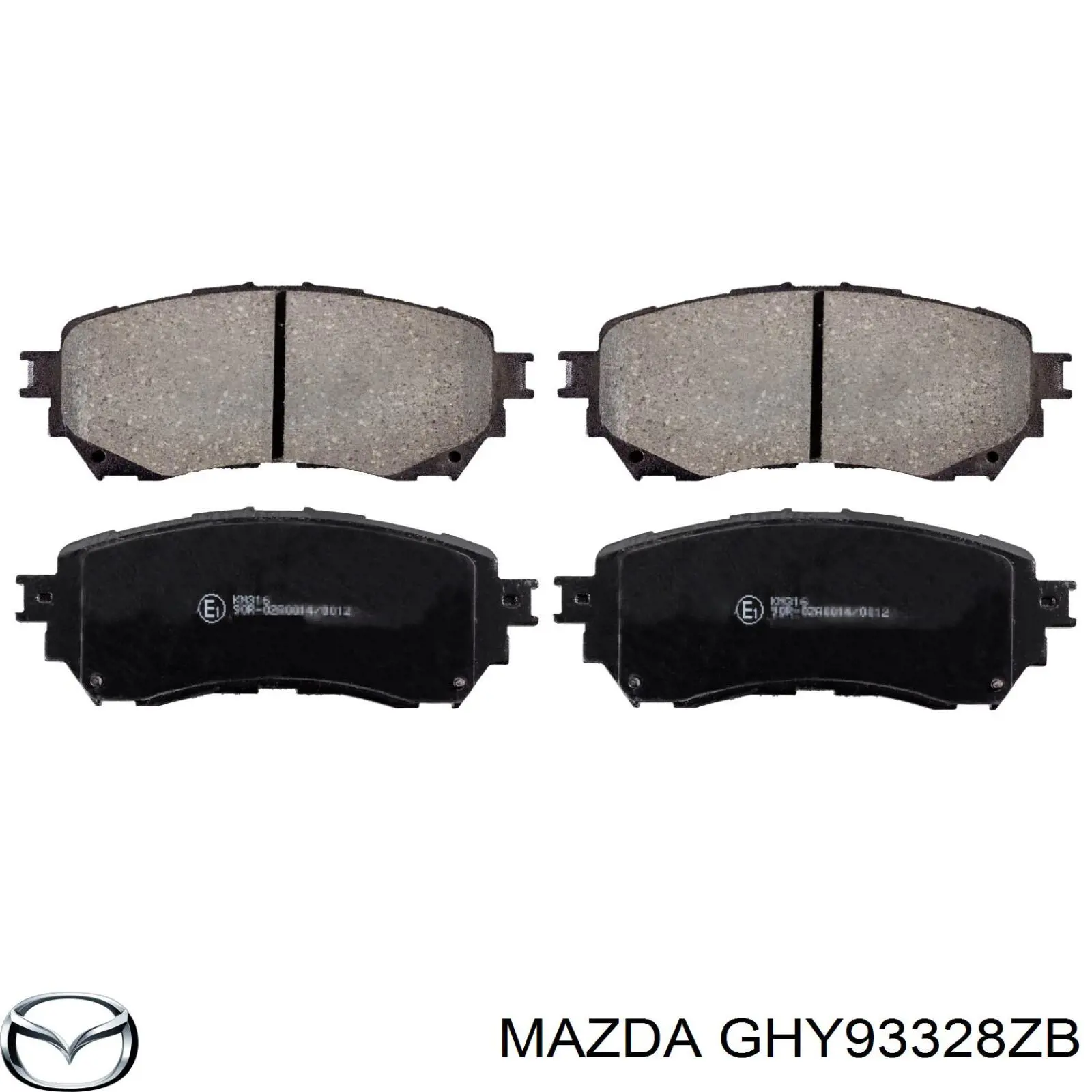 Гальмівні колодки Mazda GHY93328ZB ціна, від 37.50 USD