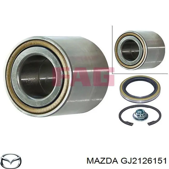 GJ2126151 Mazda Підшипник ступиці задньої
