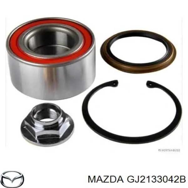 Гайка маточини передньої GJ2133042B Mazda