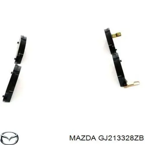 Передні тормозні колодки GJ213328ZB Mazda
