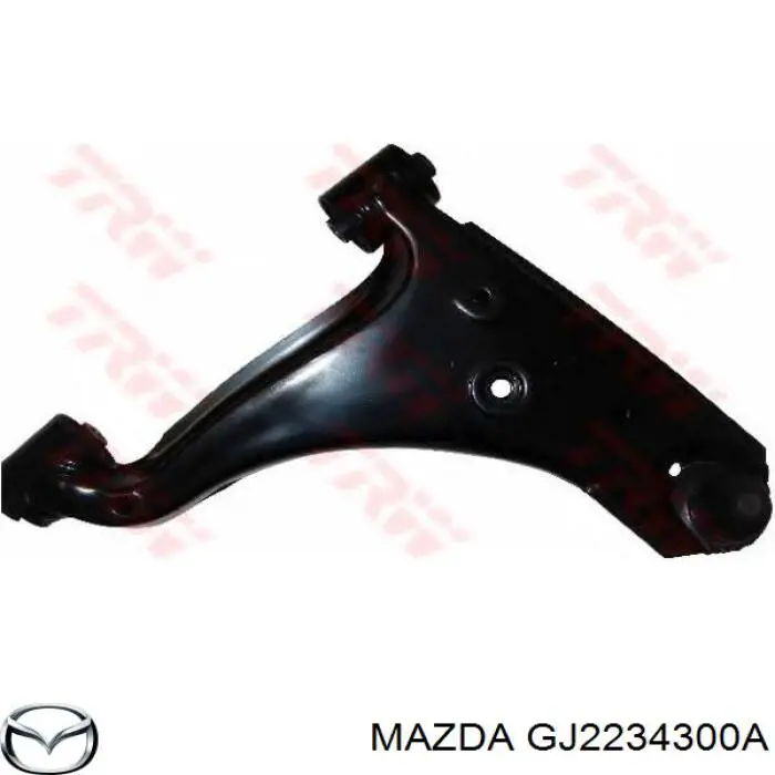 Важіль передньої підвіски нижній, правий GJ2234300A Mazda