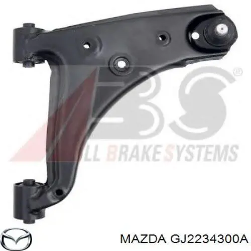 Важіль передньої підвіски нижній, правий Mazda GJ2234300A ціна, від 62.96 USD