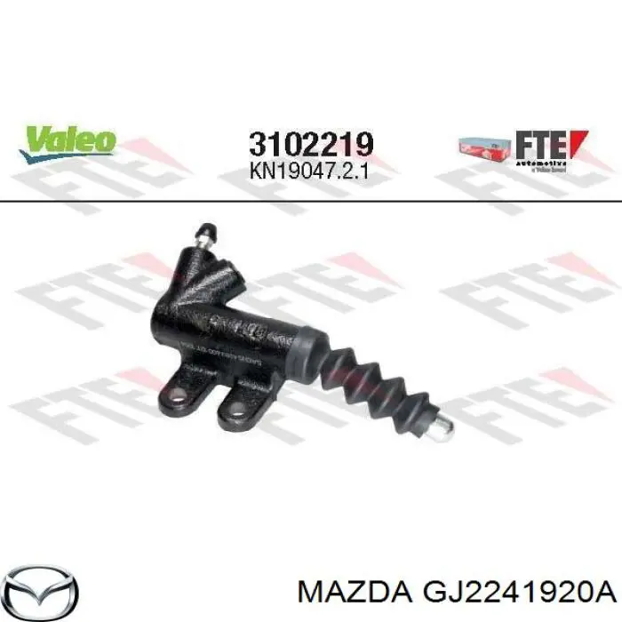 Актуатор зчеплення Mazda GJ2241920A ціна, від 12.49 USD