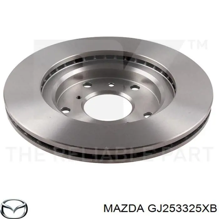 Гальмівні диски передні GJ253325XB Mazda