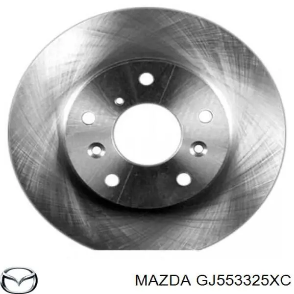Диск переднього гальма Mazda GJ553325XC ціна, від 35.34 USD