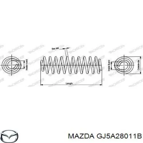 Пружини задні Raiso SR254TP