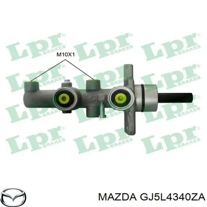 Купити GJ5L4340ZA Mazda Головний гальмівний циліндр