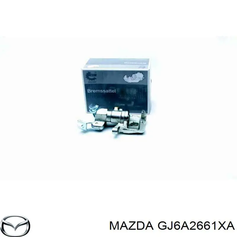 Супорт гальмівний задній правий GJ6A2661XA Mazda