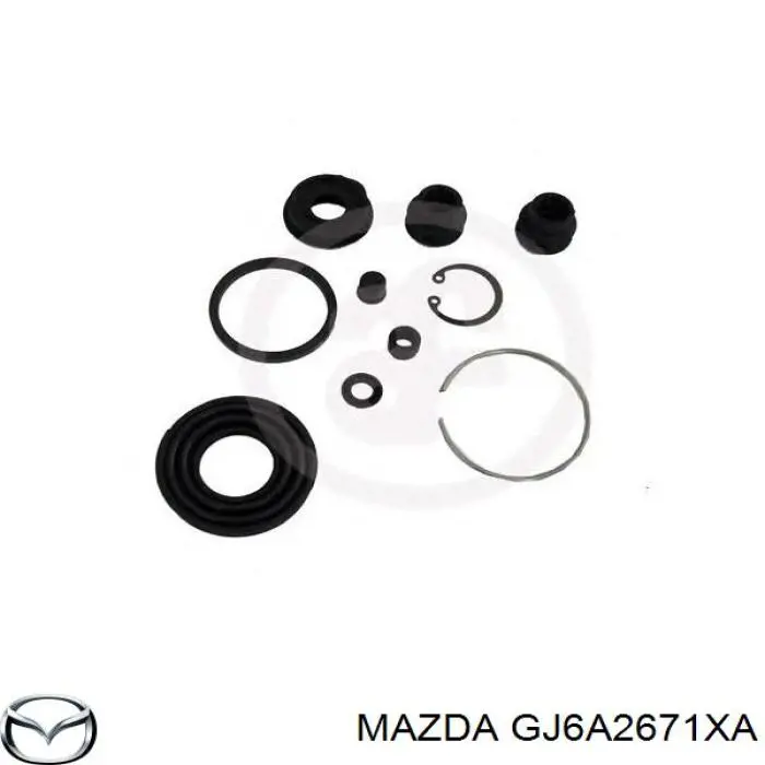 Супорт гальмівний задній лівий Mazda GJ6A2671XA ціна, від 37.60 USD