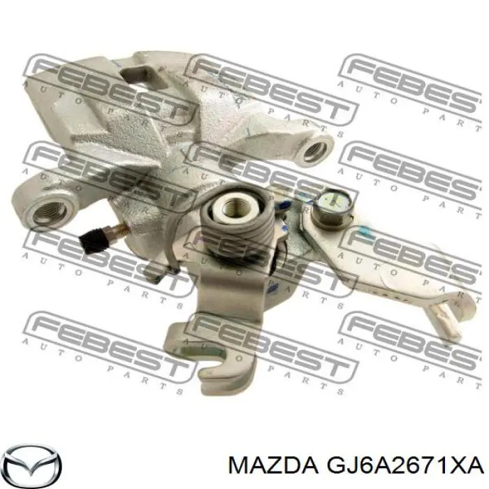 Купити GJ6A2671XA Mazda Супорт задній лівий
