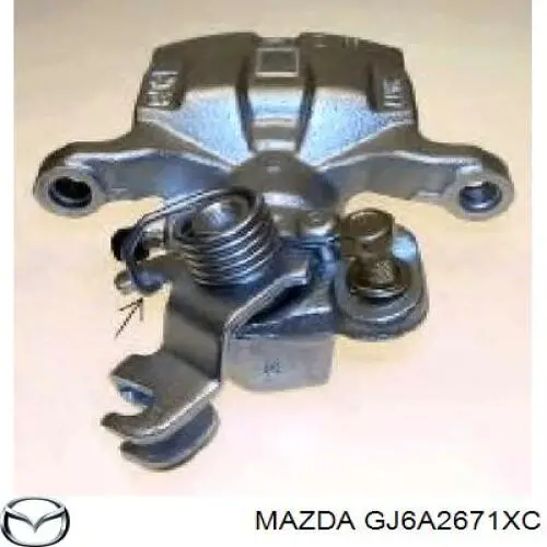 Супорт гальмівний задній лівий GJ6A2671XC Mazda