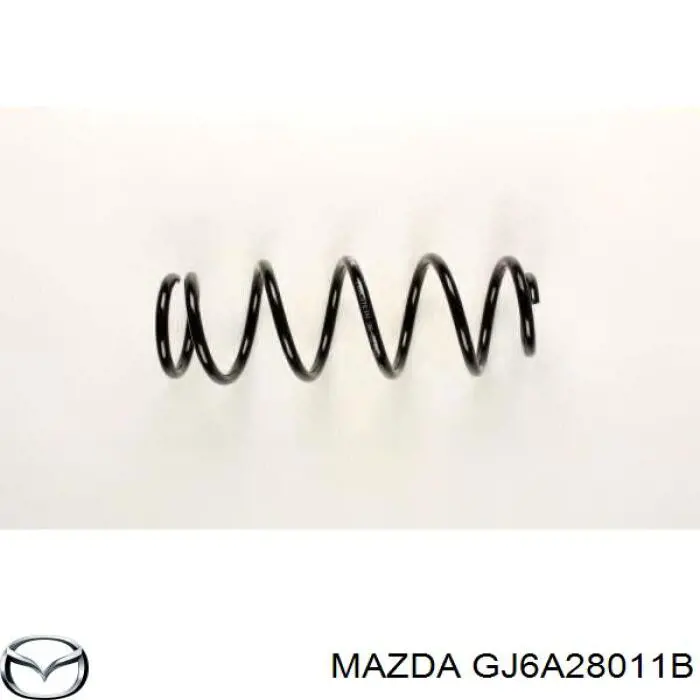 GJ6A28011B Mazda Пружина підвіски задня
