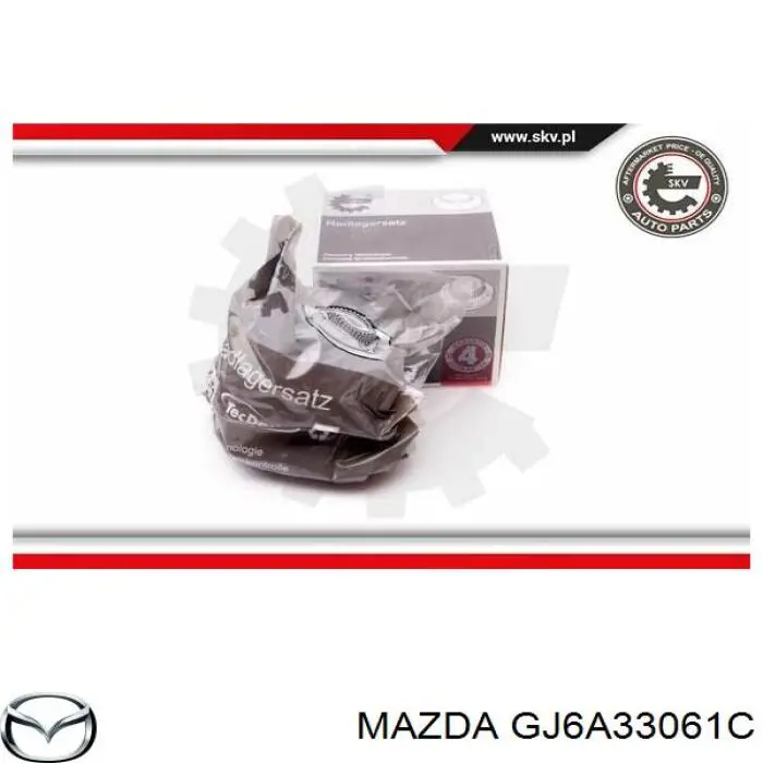 Купити GJ6A33061C Mazda Маточини передніх коліс