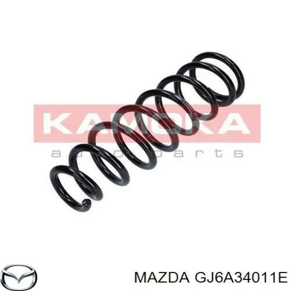 GJ6A34011E Mazda Пружина передня, права