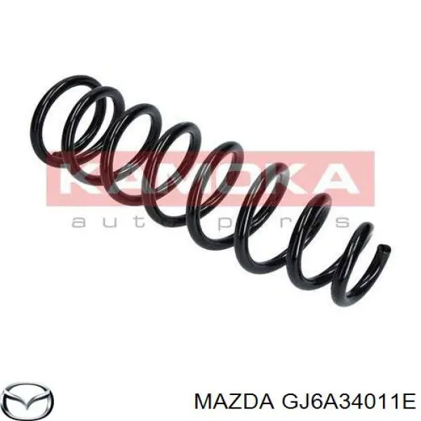 Пружина передня, права Mazda GJ6A34011E ціна, від 25.34 USD