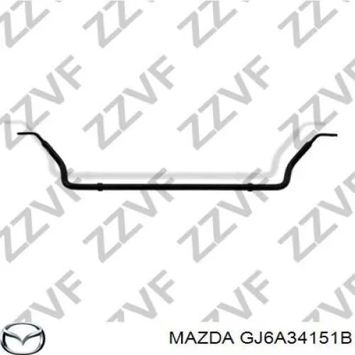 Стабілізатор передній стійкості Mazda GJ6A34151B ціна, від 12.56 USD