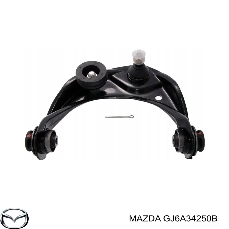 Важіль передньої підвіски верхній, лівий GJ6A34250B Mazda