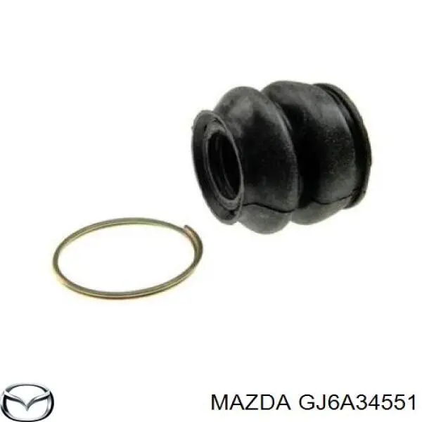Пильник опори кульової нижній Mazda GJ6A34551 ціна, від 9.19 USD