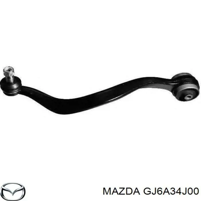 Важіль передньої підвіски нижній, правий GJ6A34J00 Mazda