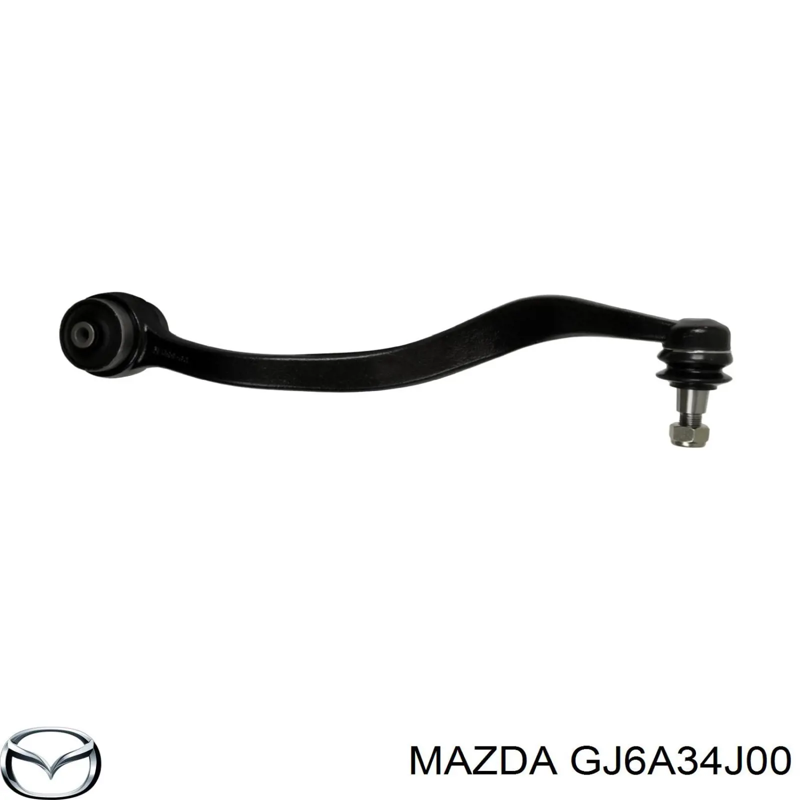 Правий важіль передній нижній підвіски Mazda GJ6A34J00