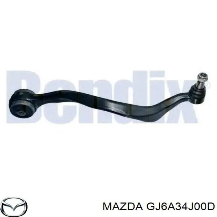 Важіль передньої підвіски нижній, правий Mazda GJ6A34J00D ціна, від 34.92 USD