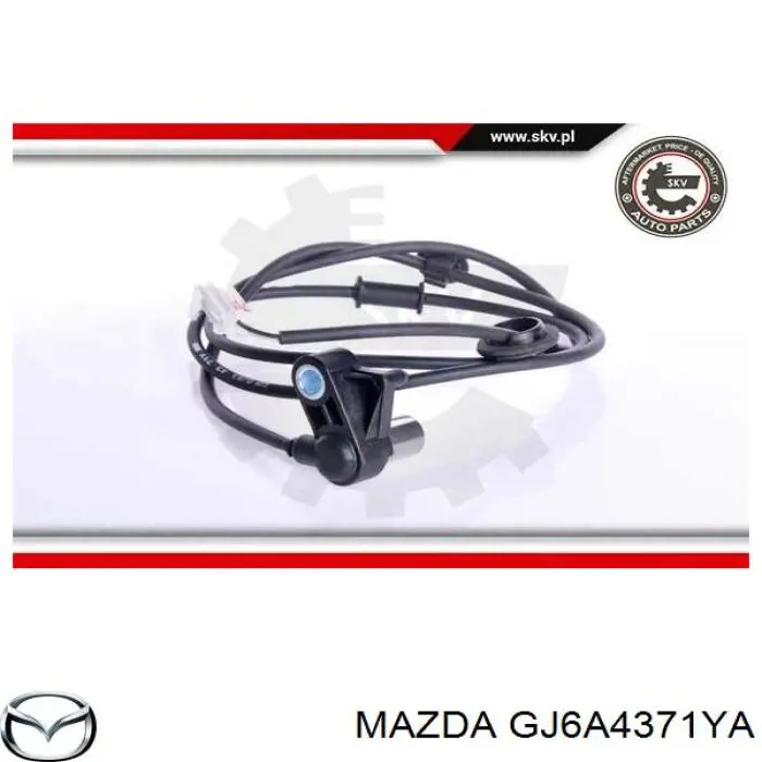 Датчик АБС задній правий Mazda GJ6A4371YA ціна, від 17.48 USD