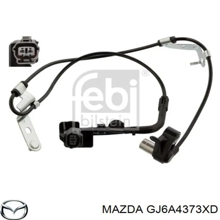 GJ6A4373XD Mazda датчик абс (abs передній, лівий)