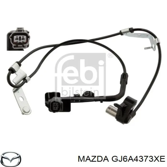 GJ6A4373XE Mazda Датчик АБС (ABC) передній, лівий