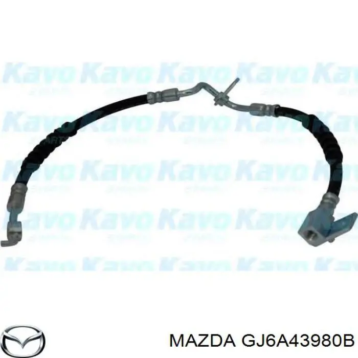 Купити GJ6A43980B Mazda Шланг гальмівний передній, правий