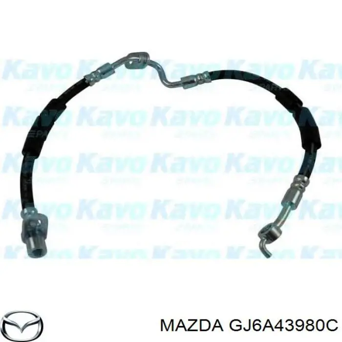Купити GJ6A43980C Mazda Шланг гальмівний передній, правий