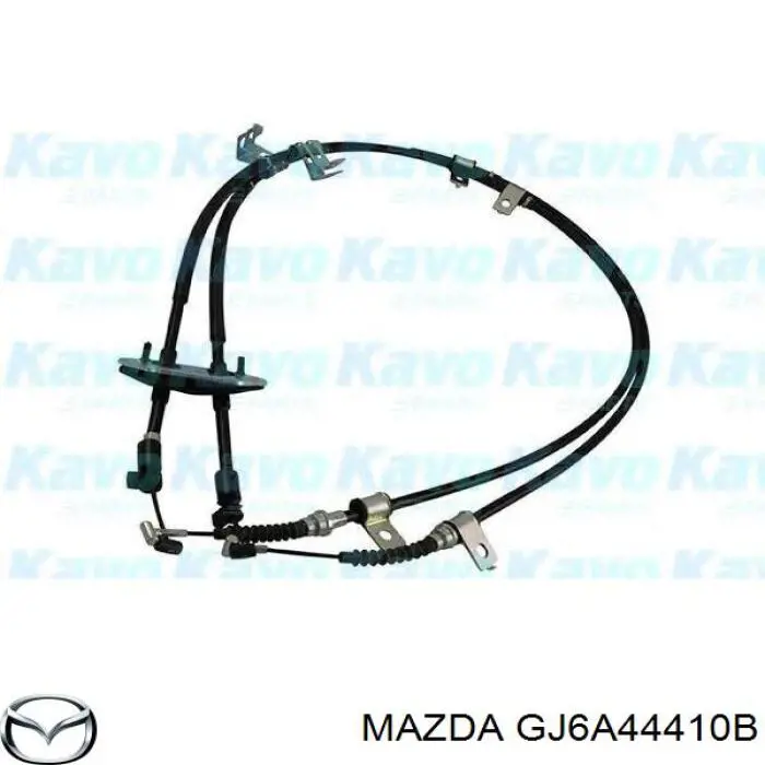 Купити GJ6A44410B Mazda Трос ручного гальма задній, правий/лівий