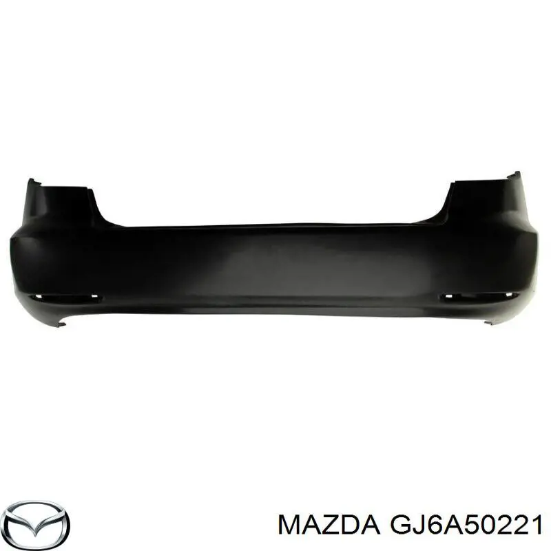 GJ6A50221DAA Mazda бампер задній
