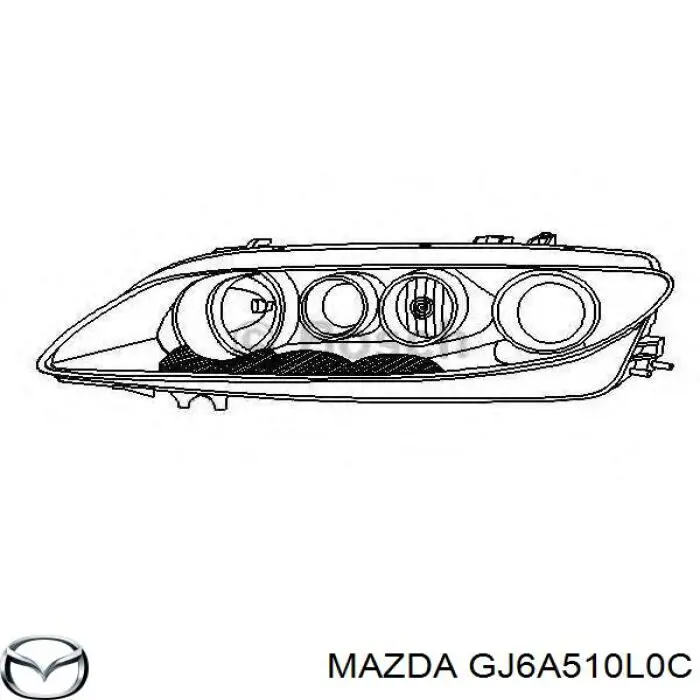 GJ6A510L0C Mazda фара ліва