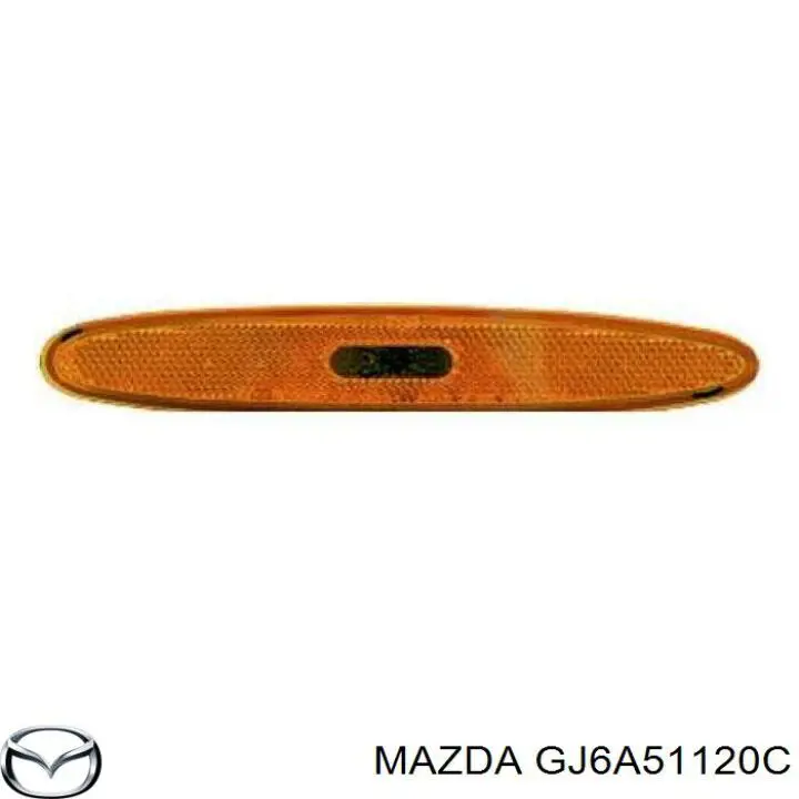 Купити GJ6A51120C Mazda Повторювач повороту на крилі