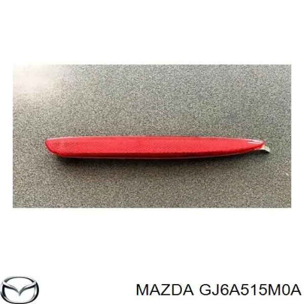 Катафот (відбивач) заднього бампера, лівий Mazda 6 MPS (GG) (Мазда 6)