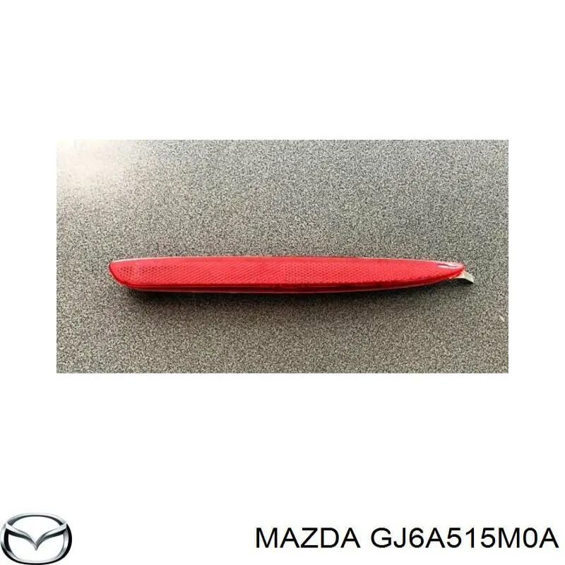Катафот (відбивач) заднього бампера, лівий ZMZ1606L Signeda