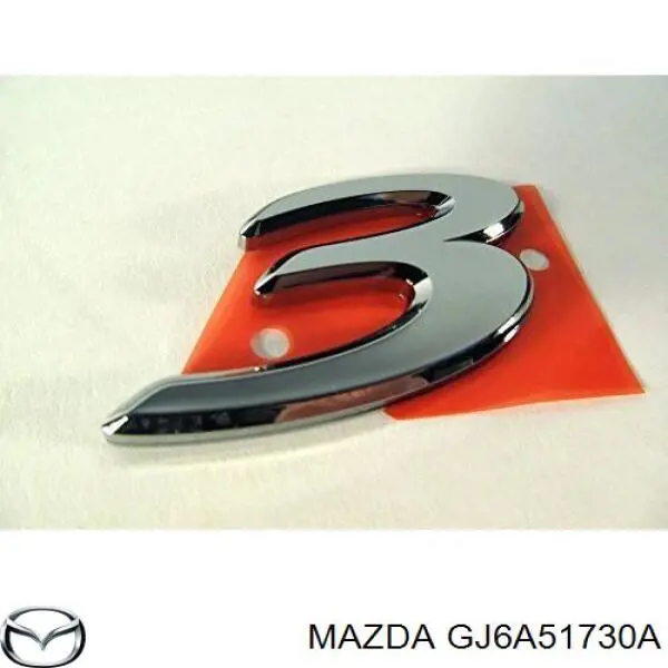 Купити GJ6A51730A Mazda Емблема кришки багажника, фірменнийзначок