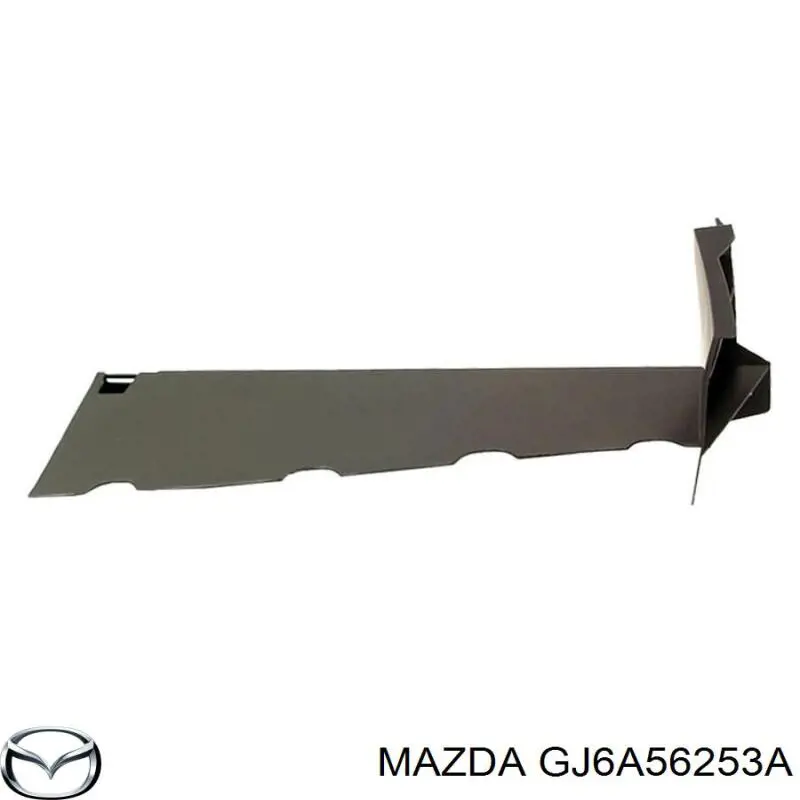 Повітропровід (дефлектор) радіатора, лівий Mazda GJ6A56253A ціна, від 16.28 USD
