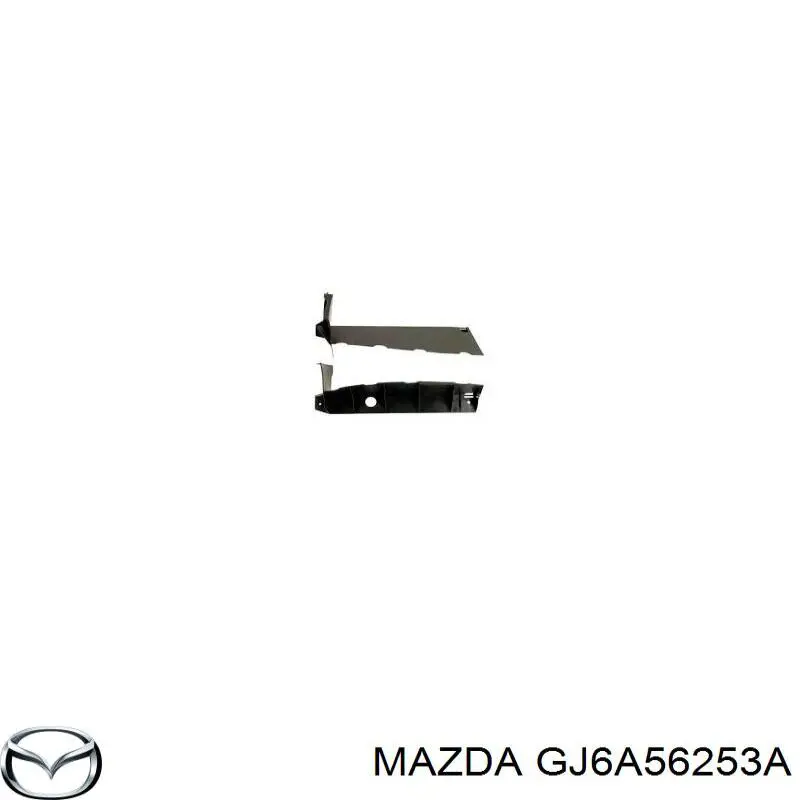 GJ6A56253A Mazda Повітропровід (дефлектор) радіатора, лівий