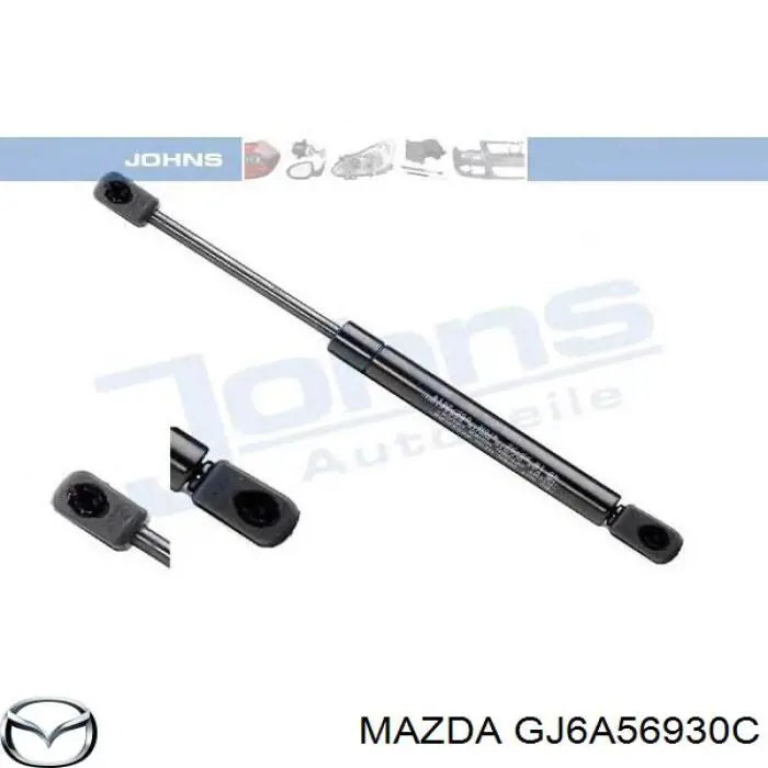 GJ6A56930C Mazda Амортизатор кришки багажника / двері 3/5-ї задньої
