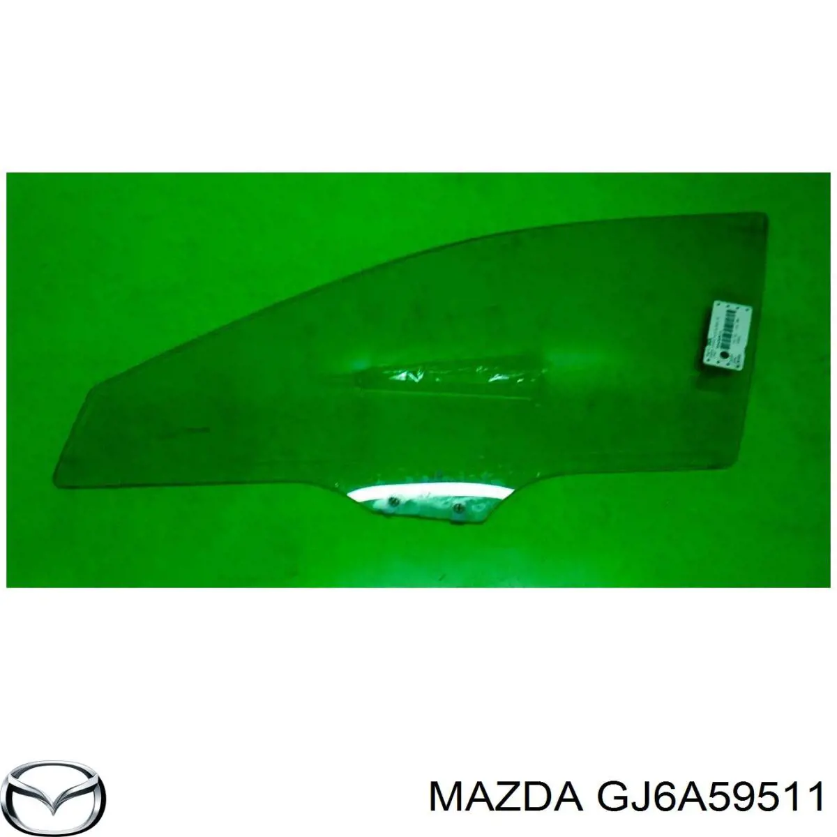 Скло передніх дверей, лівих Mazda GJ6A59511 ціна, від 12.67 USD