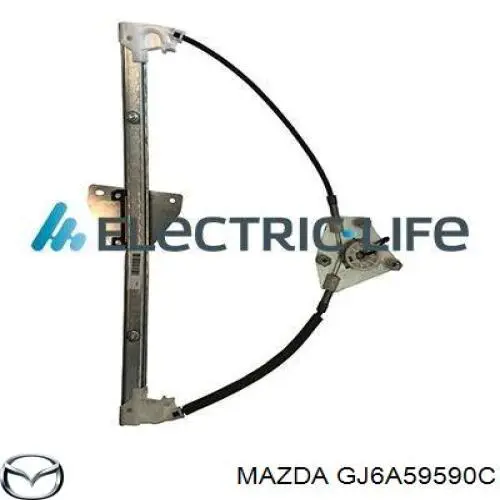 Склопідйомник з електродвигуном Mazda GJ6A59590C ціна, від 24.83 USD